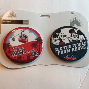 2 Disney Skyliner Buttons